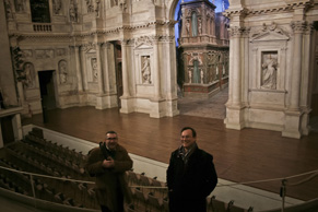 Peter & Tom at Teatro Olimpico