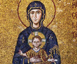 13th century mosaic in Hagia Sophia