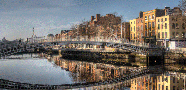 Ha’penny Bridge, River Liffey